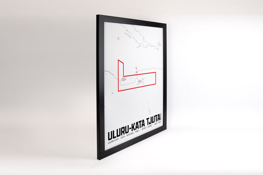 Uluru-Kata Tjuta National Park – Perimeter Map Print