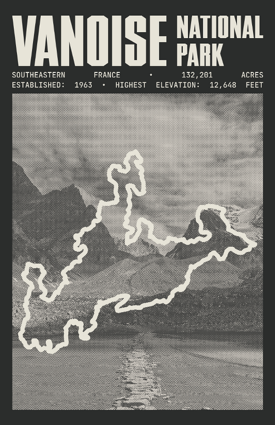 Vanoise National Park Poster