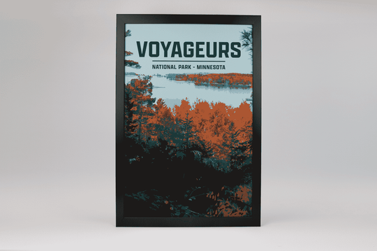 Voyageurs National Park Print | Vintage Style