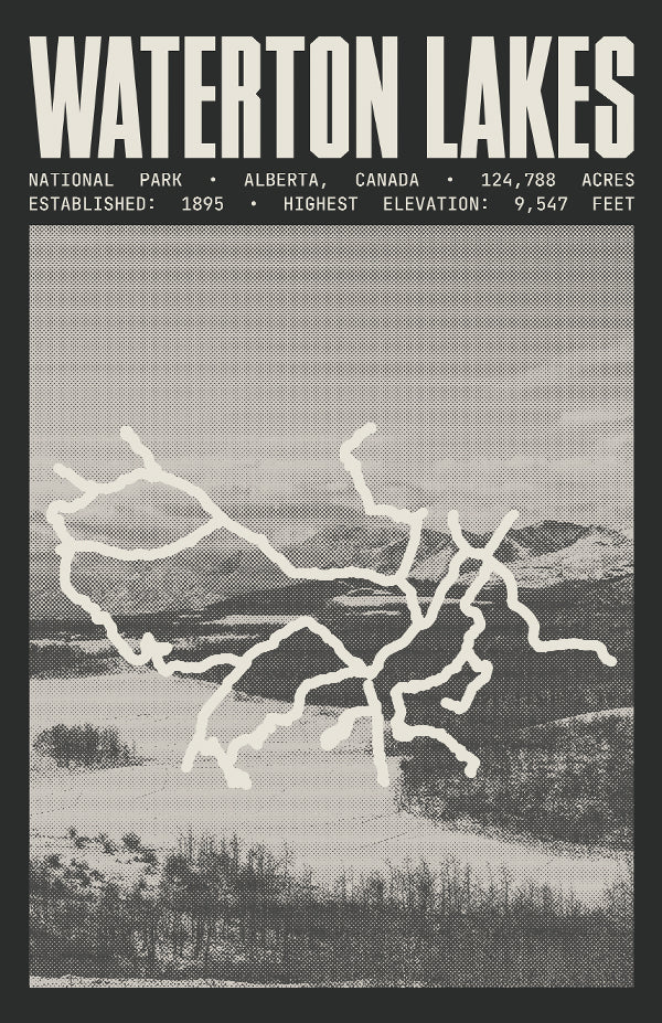 Waterton Lakes National Park Poster