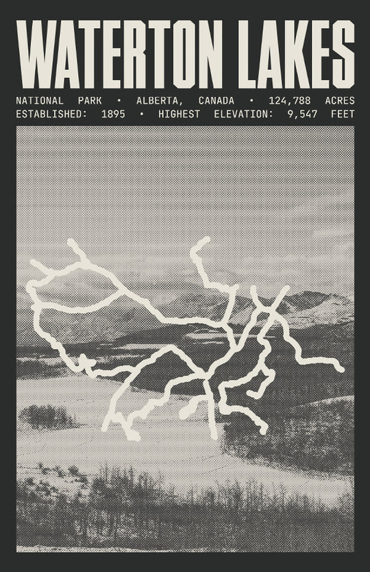 Waterton Lakes National Park Poster