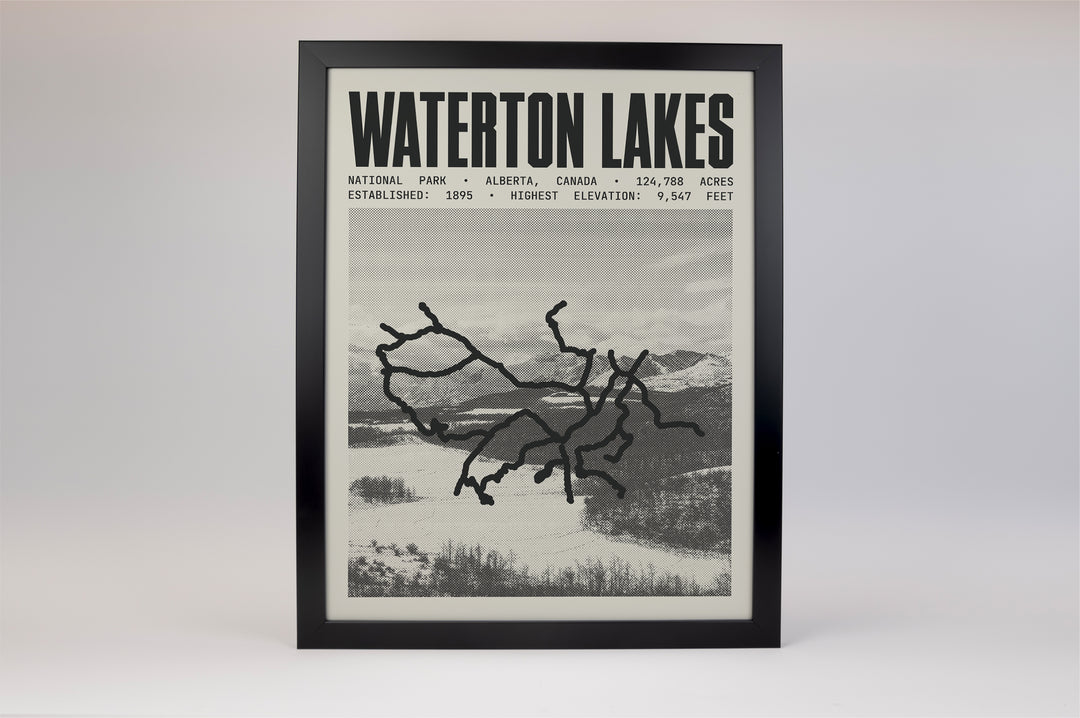 Waterton Lakes National Park Poster