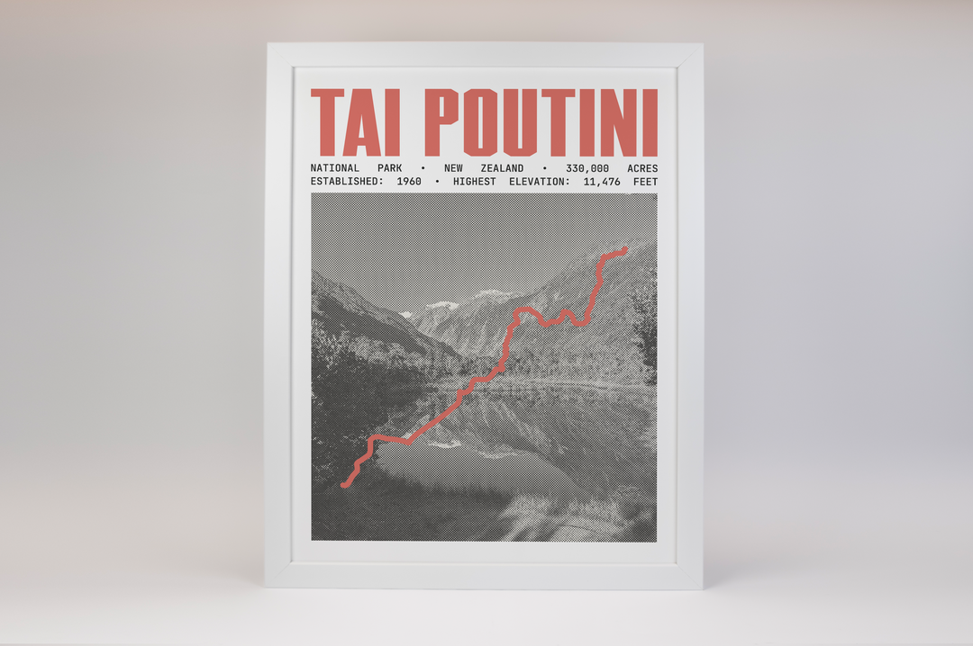 Westland Tai Poutini National Park Poster