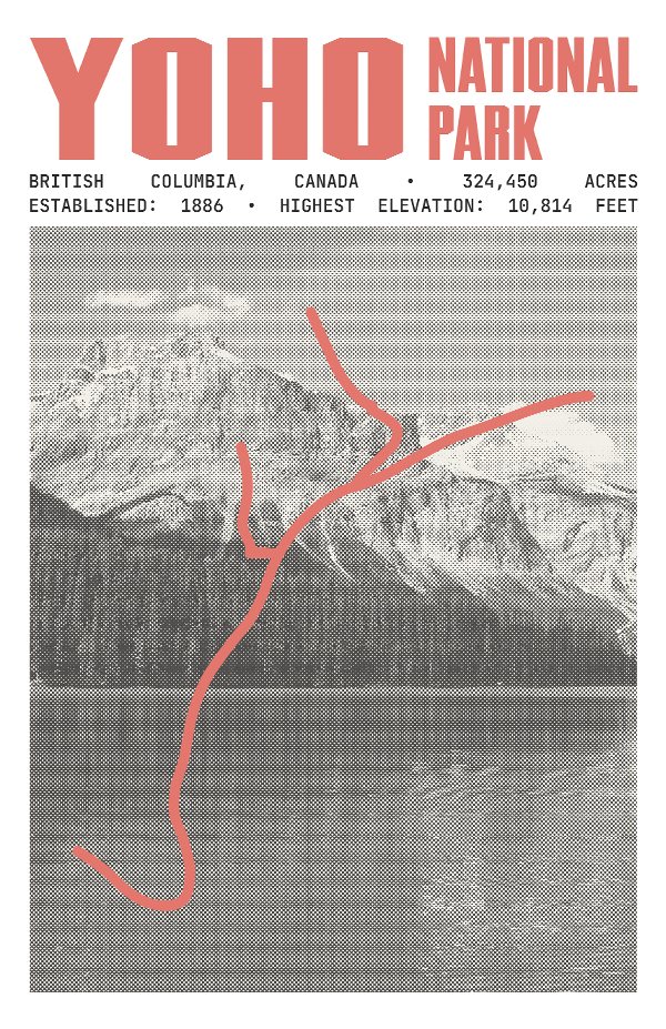 Yoho National Park Poster