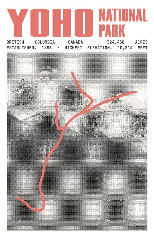 Yoho National Park Poster