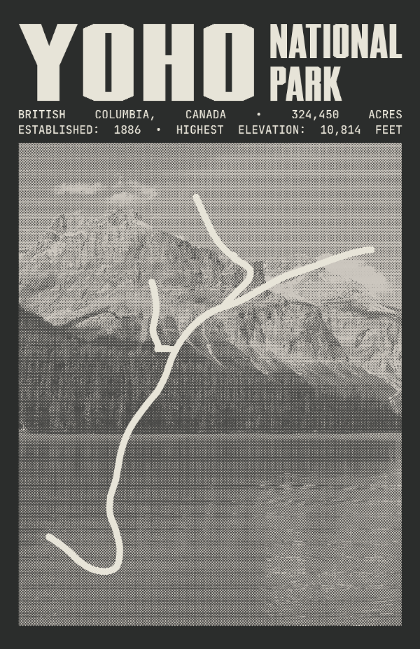 Yoho National Park Poster