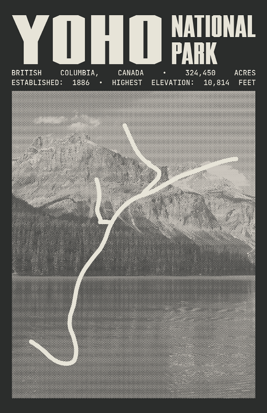Yoho National Park Poster