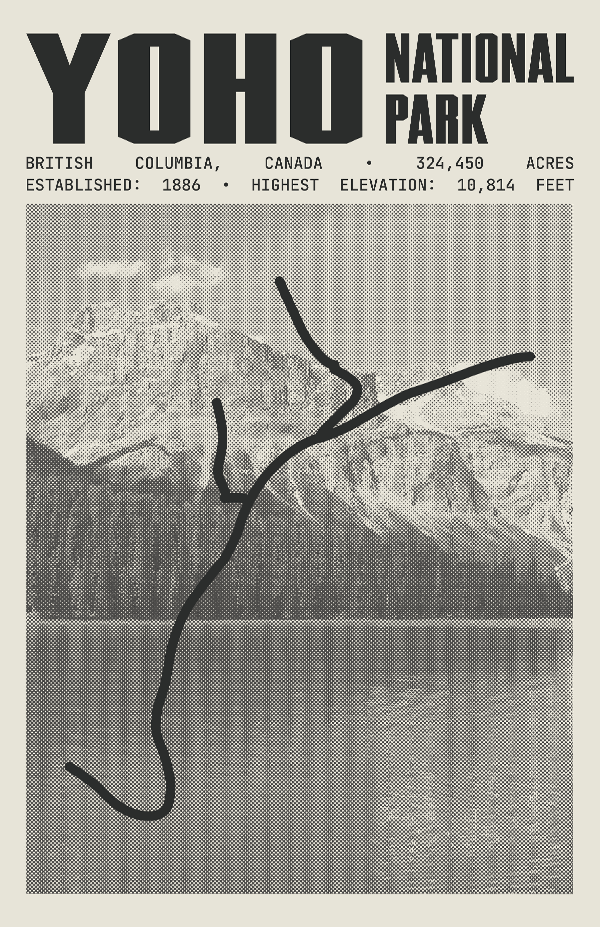 Yoho National Park Poster