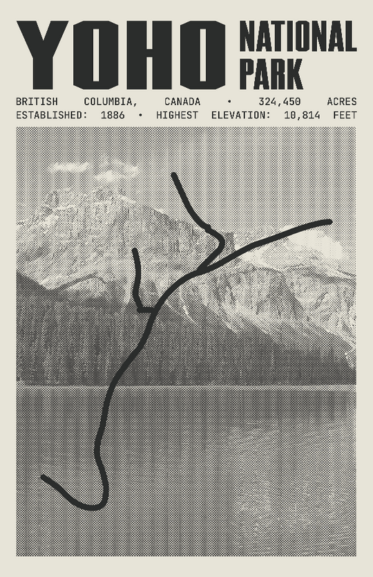 Yoho National Park Poster