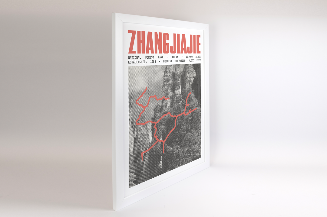 Zhangjiajie National Forest Park Poster