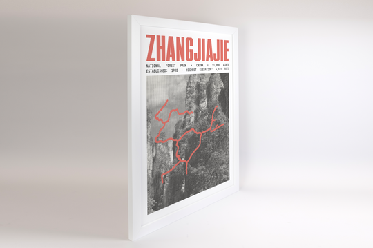 Zhangjiajie National Forest Park Poster